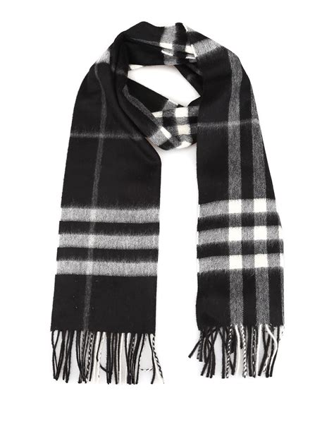 burberry black white scarf|price of burberry cashmere scarf.